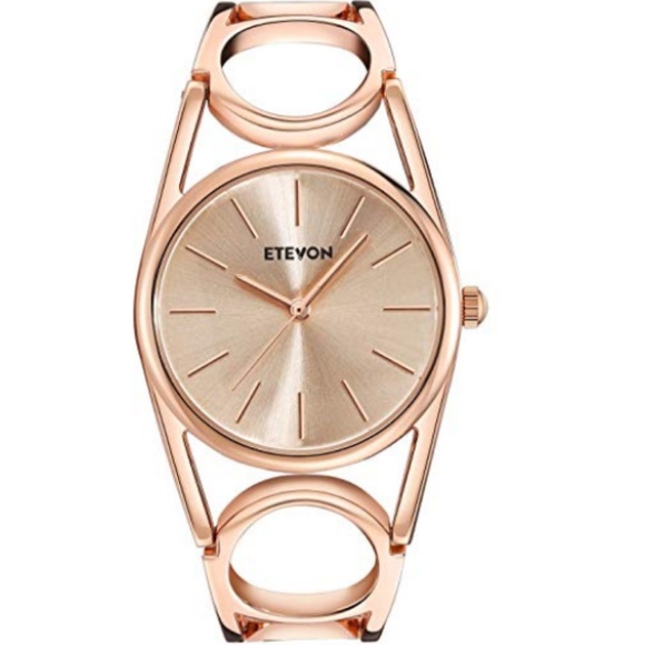 Accessories - Rose Gold Round Hollow Wrist Watch Bracelet